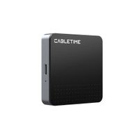 Case Enclosure M.2 NVMe 2230 USB-C CABLETIME Magnético 10Gbps Aluminio MagSafe iPhone MacBook CB33G