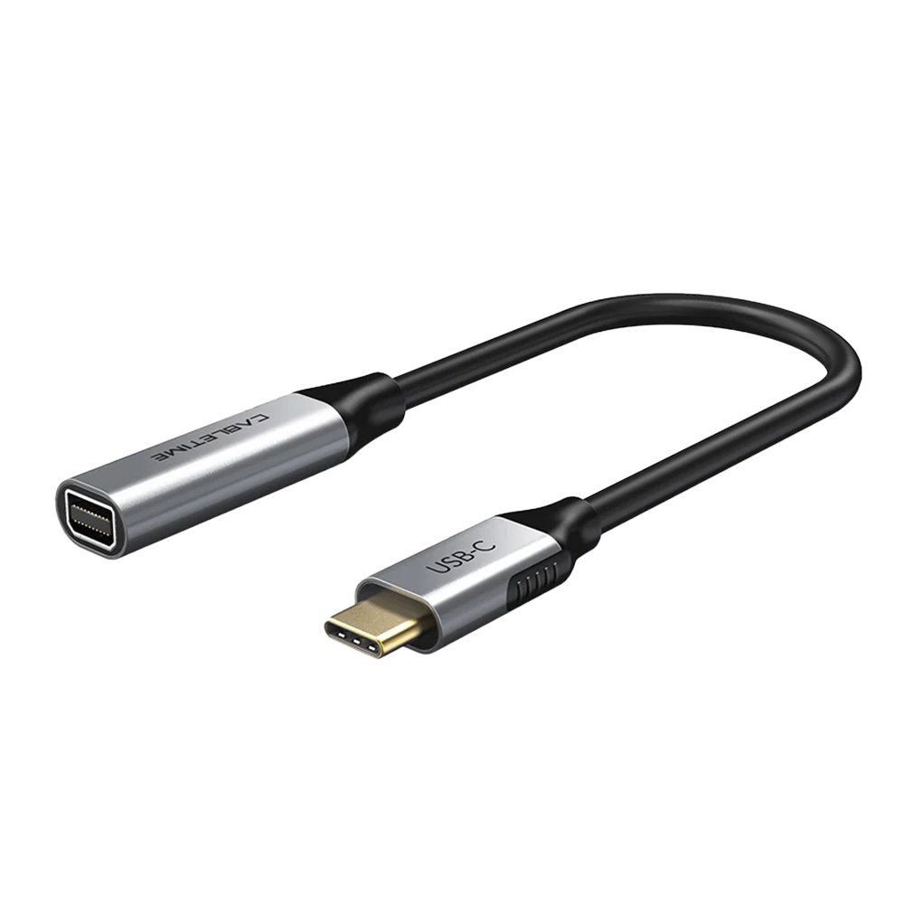 Adaptador USB-C a Mini DisplayPort CABLETIME 4K 60Hz 21.6Gbps Chip Activo Aluminio MacBook CP14A