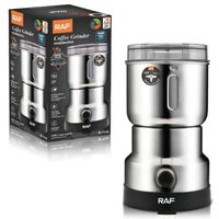 MOLINO ELECTRICO DE CAFÉ ESPECIAS Y GRANOS CUCHILLAS DE ACERO RAF DE 4 ASPAS