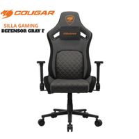 SILLA GAMING COUGAR DEFENSOR GRAY F HASTA 155° GRADOS Repozabrazos Plegable 4D