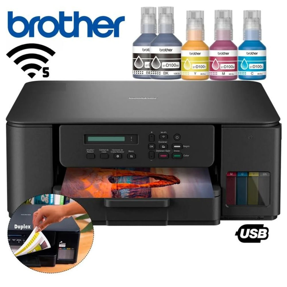 Impresora Brother DCP-T530DW Multifuncional Duplex Wifi