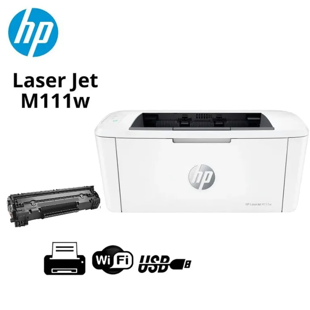 IMPRESORA HP M111W LASERJET  B/N 7MD68A