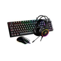 KIT GAMING AUDIFONO + TECLADO + MOUSE ANTRYX GC-3100 x3 BLACK, BLUE SWITCH AGC-3100X3KBL-SP