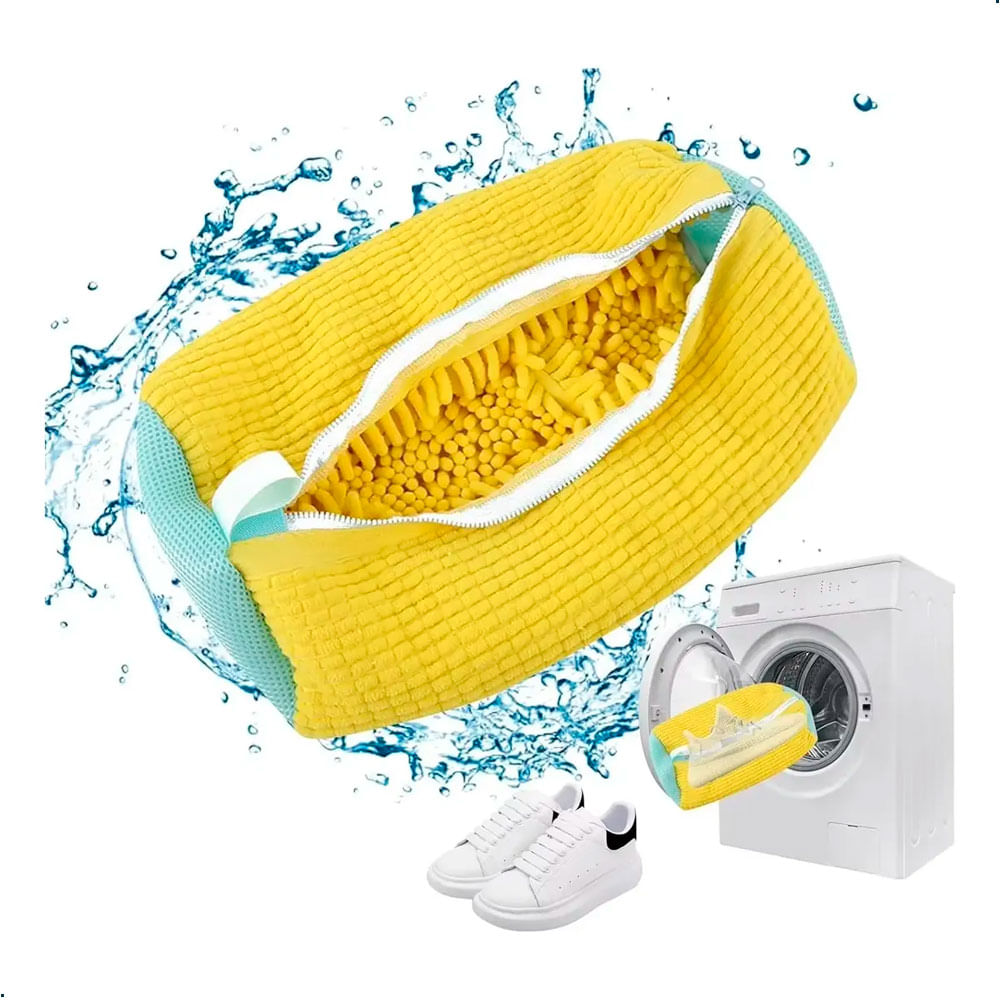 Bolsa De Lavado Para Zapatillas En Lavadora Reutilizable Protectora