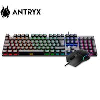 KIT GAMING TECLADO MECANICO + MOUSE ANTRYX GC-3500 BLACK, RED SWITCH AGC-3500KRE-SP