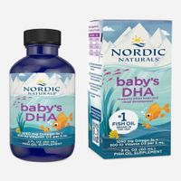 baby Nordic Naturals Babys DHA sin sabor 2 oz  1050 mg Omega3 con 300 UI de vitamina D3
