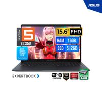 LAPTOP ASUS EXPERTBOOK BM1503CDA S72310 15.6 FHD RYZEN 5 7535U 16GB DDR5 512GB FreeDOS