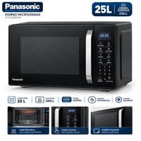 Horno Microondas Panasonic 25L Grill Dorador NN-GT34QBRPK
