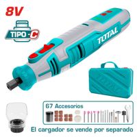 RECTIFICADORA TIPO-C 8V 5000-28000RPM COL 3.2MM ACC Y MALETIN