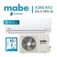Aire Acondicionado MABE Inverter 9000 BTU Split Inverter Solo Frío