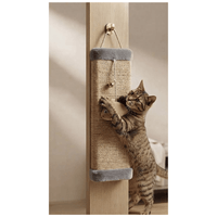 Rascador Colgante En Forma de Tabla Con Juguete Interactivo Para Gatos - Gris