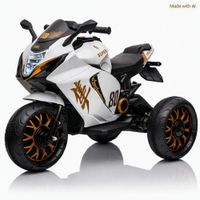 MOTO A BATERÍA PARA NIÑOS CON LUCES Y CONTROL REMOTO