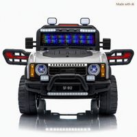 CARRO A BATERÍA PARA NIÑOS CON LUCES Y CONTROL REMOTO - 12V