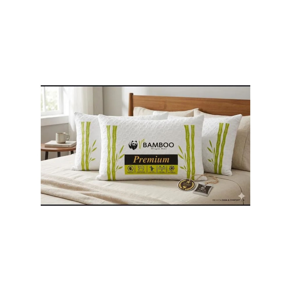 PACK DE ALMOHADAS GEMELAS PREMIUM 2 PLAZAS 45*65 CM