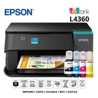 IMPRESORA EPSON L4360  MULTIFUNCIONAL ECOTANK WIFI DOBLE CARA, REEMPLAZO DE L4260