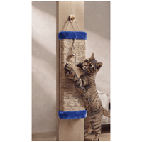 Rascador Colgante En Forma de Tabla Con Juguete Interactivo Para Gatos - Azul