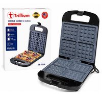 Waflera Eléctrica Roca Volcanica de 2500W para 4 Waffles