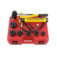 Sacabocado Hidráulico con Bomba Fuerza 100kn rango 22.5 A 61.5mm2