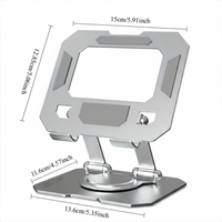 Soporte para Tablet  Metálico Plegable  Rotación 360
