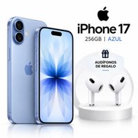 IPHONE 17 CHIP FISICO 256GB - Azul mas regalo