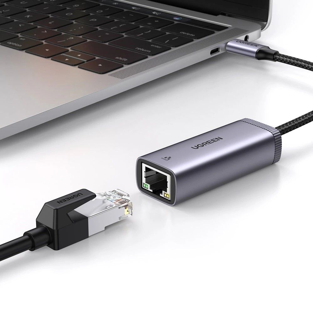 Ugreen Adaptador USB-C a RJ45 Ethernet Gigabit 1000Mbps CM483 - 40322