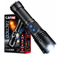 Linterna Táctica Cafini C-l1638a Recargable Zoom Ajustable