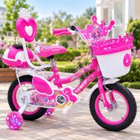 Bicicleta para Niña Aro 12  con Luces LED 2026