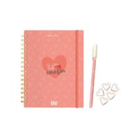 Pack Ingenial Gaia - agenda semanal infinita y lapicero y clips