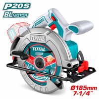Sierra Circular Inalámbrica Total 20V 7-1-4 Brushless TSLI1851
