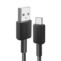 Cable Anker 322 Tipo A C carga rápida negro