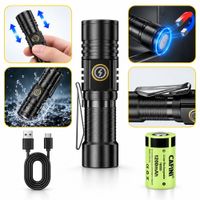 Mini Linterna LED Recargable 30W 2000LM USB-C Magnética