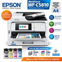 Impresora Epson Workforce Pro Wf-C5810 Multifuncional Fax Lan Wifi