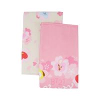 Set de Toallas x2 BTS BT21 Kawai Rosado Blanco