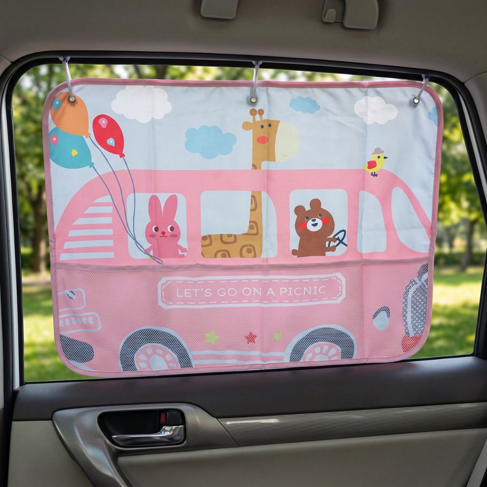 Cortina para ventana de Auto Animales