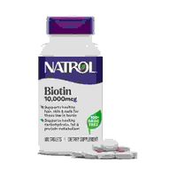 Biotina Natural  Suplemento para Cabello Piel y Uñas  Apoyo al Metabolismo