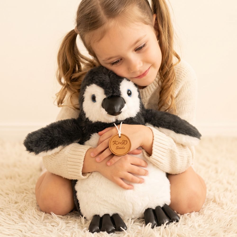 Peluche Pinguino Real Negro 30 cm