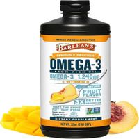 Barleans Suplemento líquido omega 3 vitamina D  1080 mg de ácidos grasos EPA y DHA