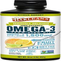 Barleans Aceite de pescado Omega3 de sorbete de cítricos 1500 mg de EPA