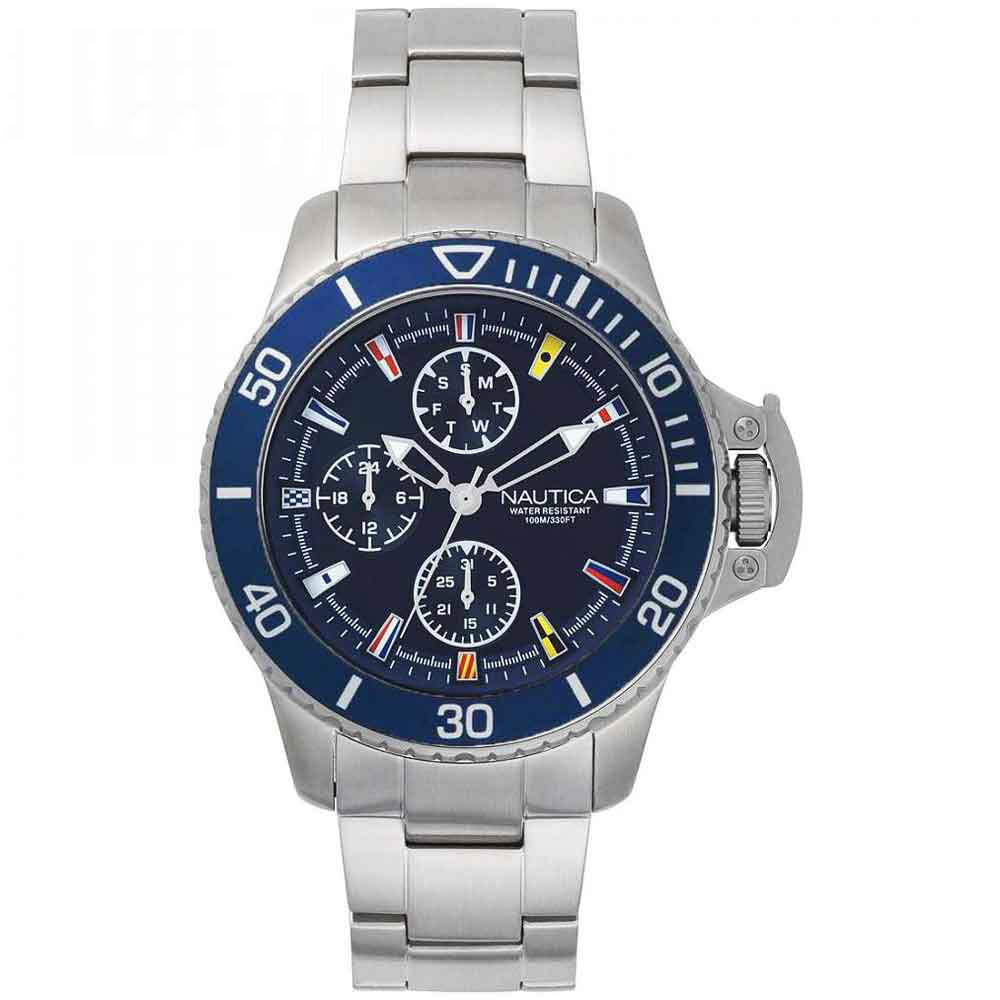 Reloj Nautica Bayside NAPBYS005 Multifuncional Dial Azul