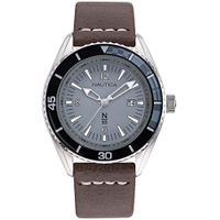 Reloj Nautica N83 Urban Surf NAPUSF909 Fecha Correa de Cuero Marrón
