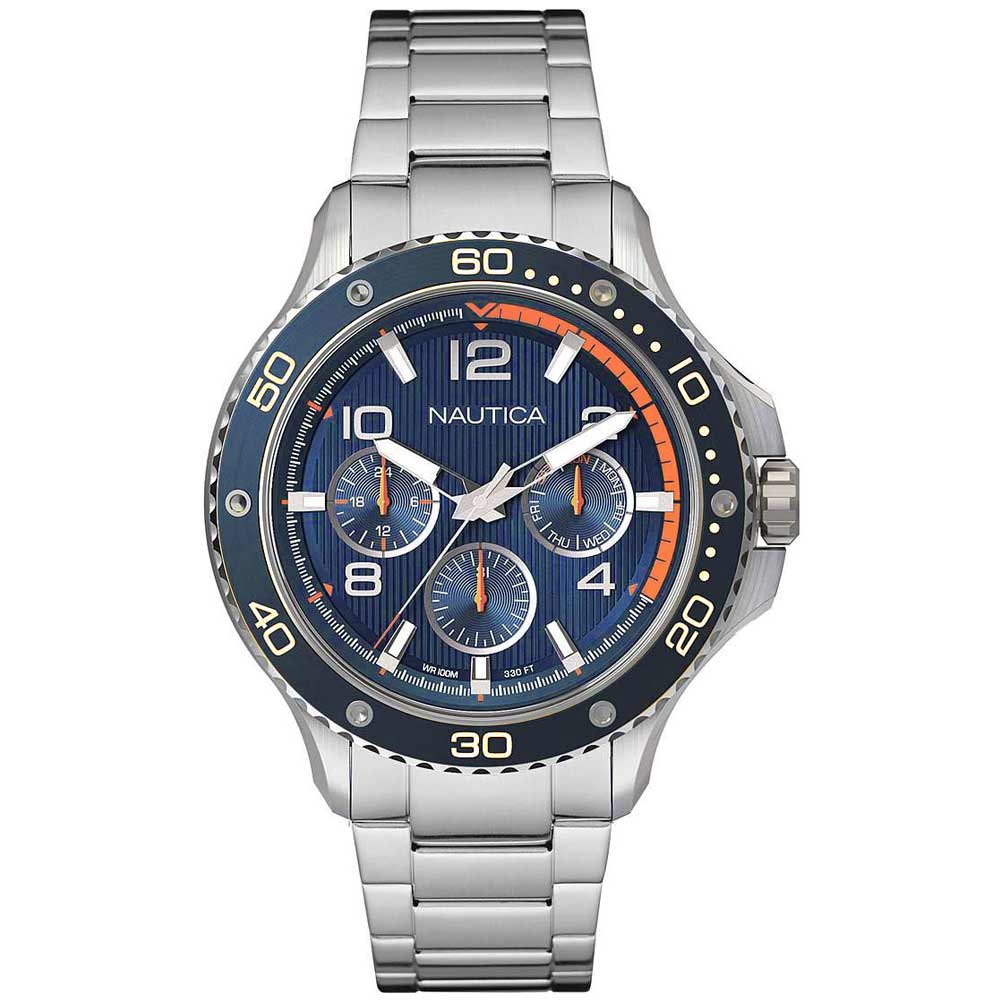 Reloj Nautica Pier 25 NAPP25006 Multifuncional Acero Inoxidable Dial Azul