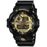 Reloj Casio G-Shock GA710GB-1A Digital Analógico Resina Negro Dorado