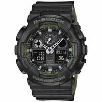 Reloj Casio G-Shock GA100L-1A Digital Analógico Resina Negro Verde