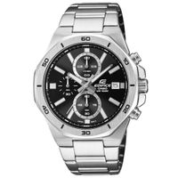 Reloj Casio Edifice EFV-640D-1AV Fecha Cronómetro Acero Inoxidable Dial Negro