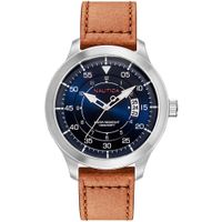 Reloj Nautica Point Loma NAPPLP901 Fecha Correa de Cuero Diial Azul