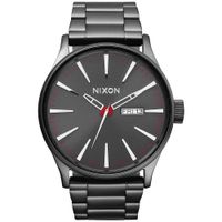 Reloj Nixon Sentry A356131 Fecha Acero Inoxidable Gris Gunmetal