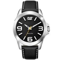 Reloj CAT YT YT14132132 Acero Inoxidable Correa de Cuero y Dial Negro