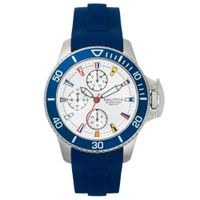 Reloj Nautica Bayside NAPBYS002 Multifuncional Correa de Silicona Azul