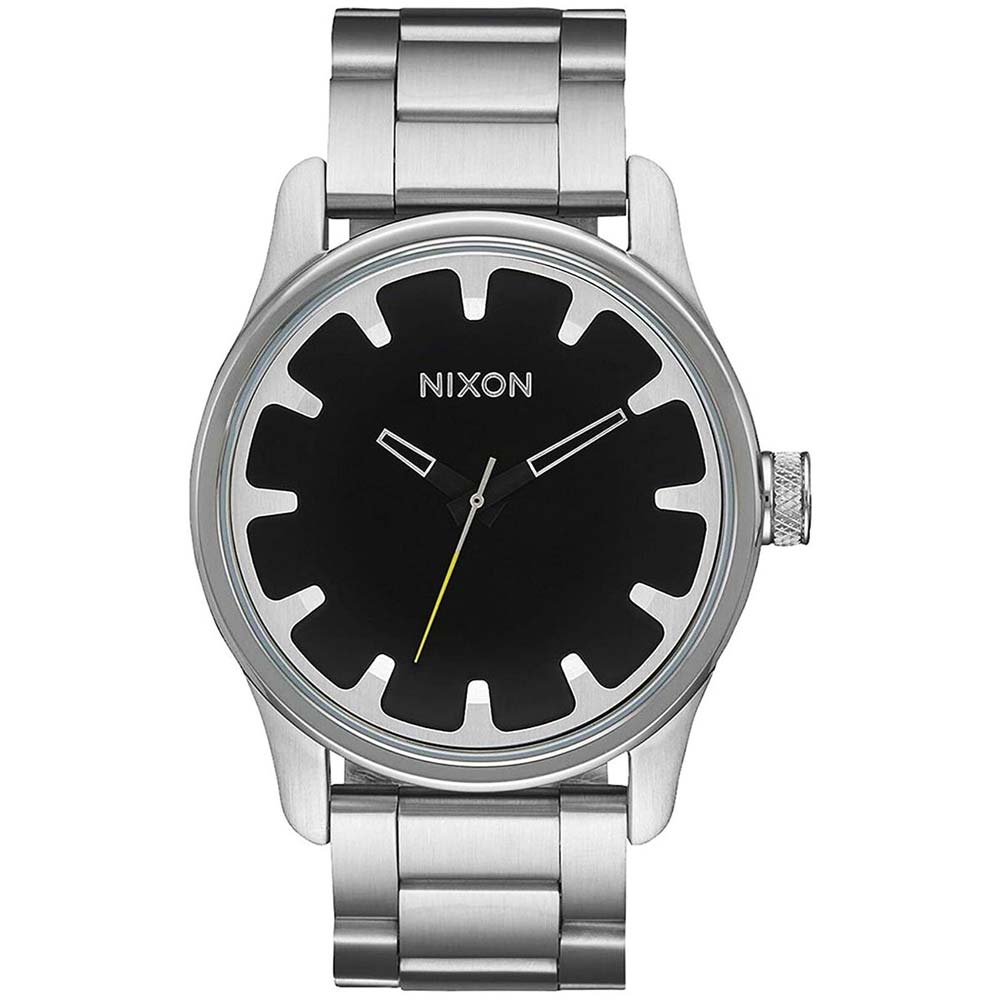 Reloj Nixon Driver A979000 Acero Inoxidable Plateado Dial Negro