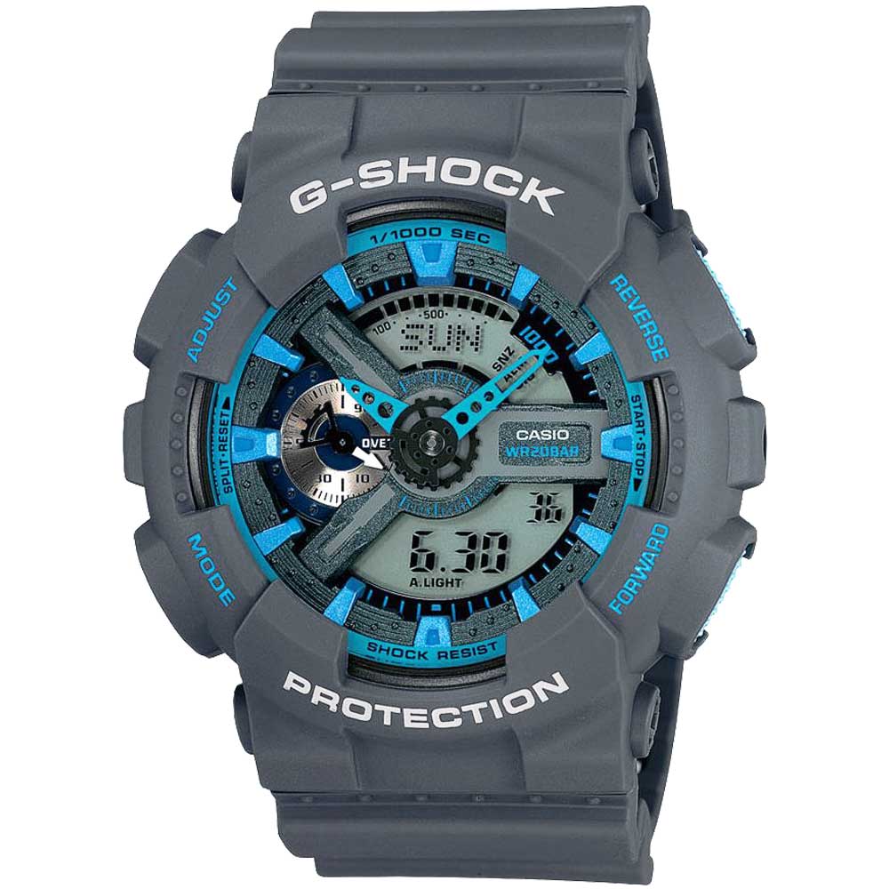 Reloj Casio G-Shock GA110TS-8A2 Digital Analógico Resina Gris
